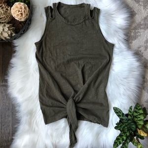 Imily Bela (Amazon) tie hem tank - Small